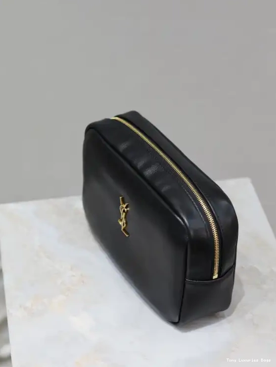 Tony Luxuries YSL COSMETIC POUCH CALYPSO IN LAMBSKIN 0501